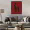 Stupell Industries Burgundy Cowboy Father & Son Floating Frame, design by Arlington Prints